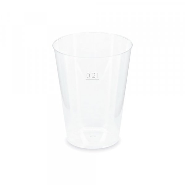 25 Stk. Pfandbecher PP Becher Trinkbecher extra-stark 200ml 8 oz für Festivals, Partys & mehr